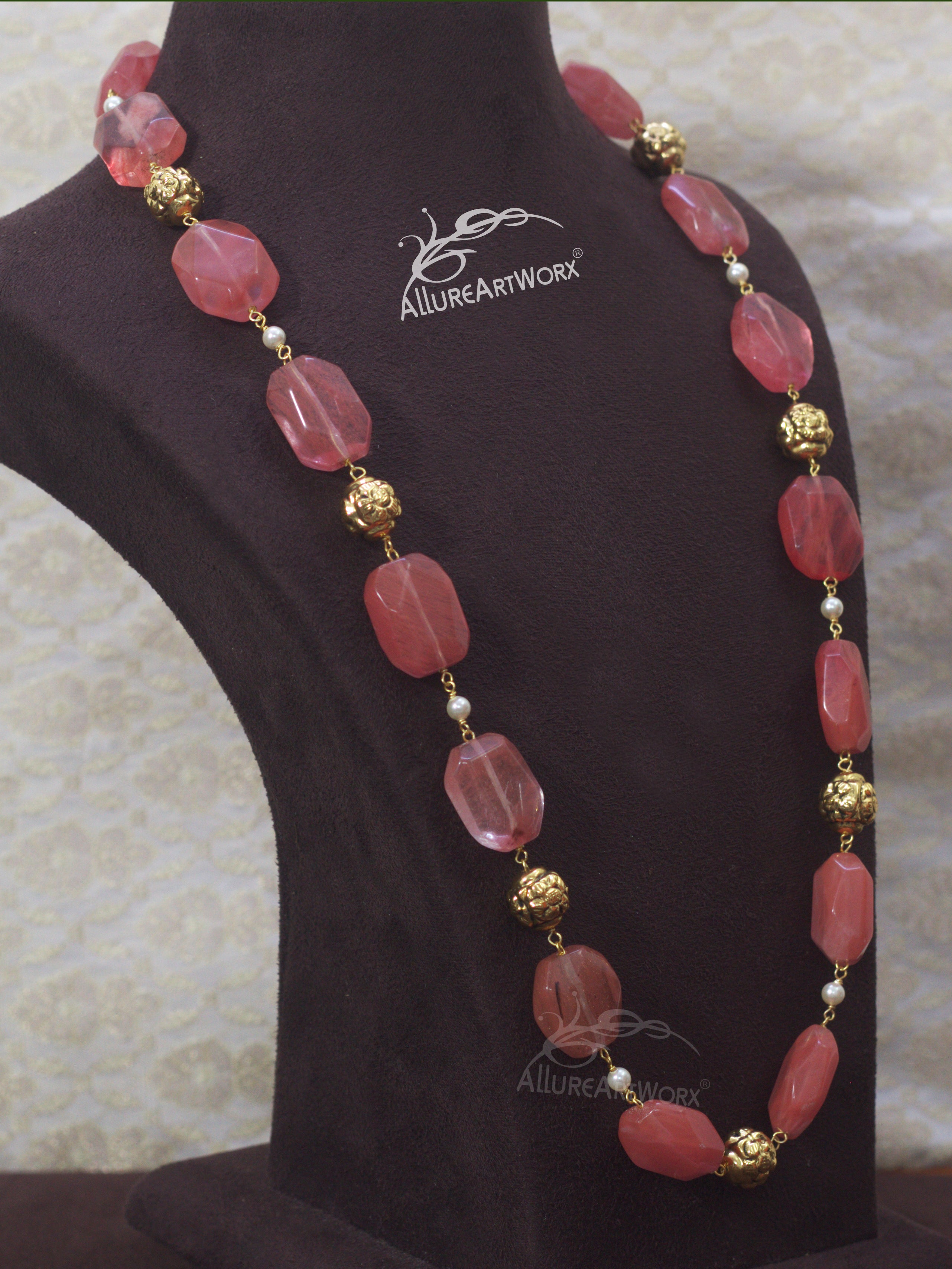 Cherry Quartz Neckpiece